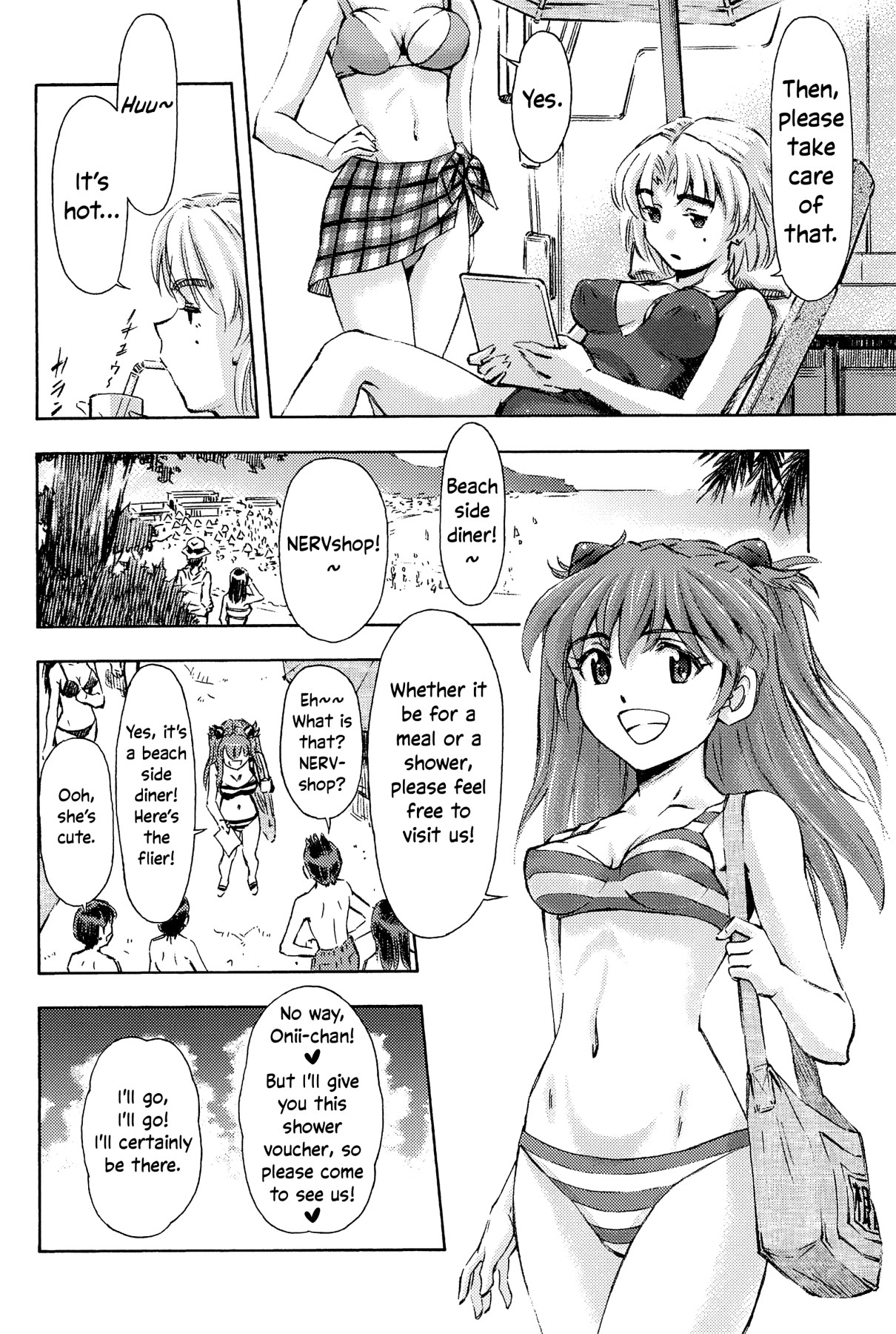 Hentai Manga Comic-v22m-3 Girls And A Beach Hut-Read-5